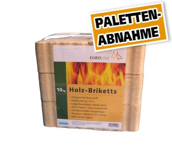 Holzbriketts 10 kg Palettenabnahme, 96 Pack von Globus Baumarkt ansehen!