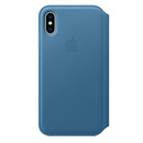Bild 1 von APPLE XS Leder Folio  für Apple iPhone XS in Cape Cod Blau