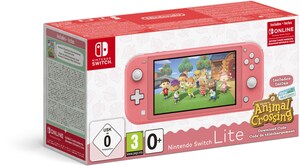 Switch Lite Konsole Animal Crossing: New Horizons Edt. koralle
