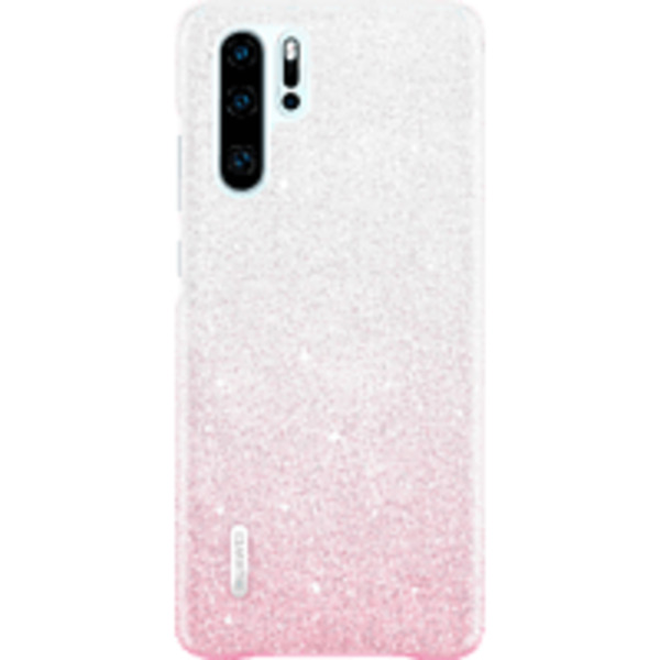 HUAWEI VOGUE Glamorous Case , Backcover, Huawei, P30, Polycarbonat (PC) , Rosa/ Weiß