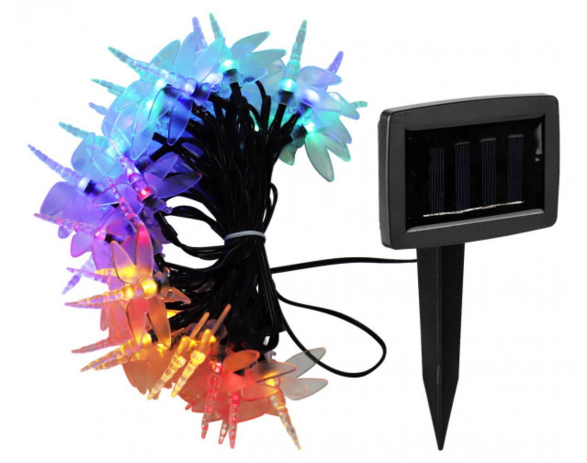 Solar-Lichterkette 35 flg. Libellenform L. 540 cm von POCO