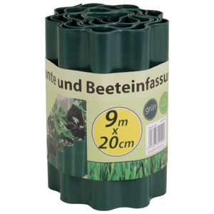 Kunststoff-Rasenkante 9x0,20m