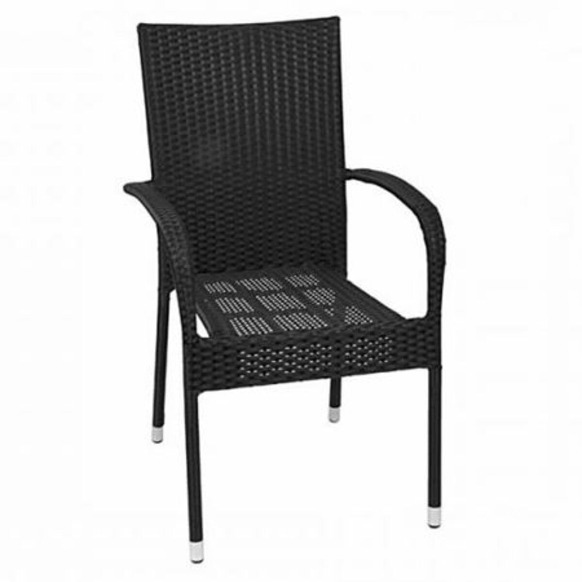 Wicker-Stapelstuhl Schwarz von Thomas Philipps für 29,95 € ansehen!