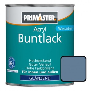 Primaster Acryl Buntlack taubenblau glänzend, 750 ml