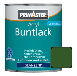 Primaster Acryl Buntlack laubgrün glänzend, 750 ml