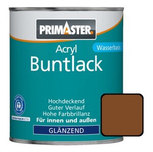 Primaster Acryl Buntlack lehmbraun glänzend, 750 ml