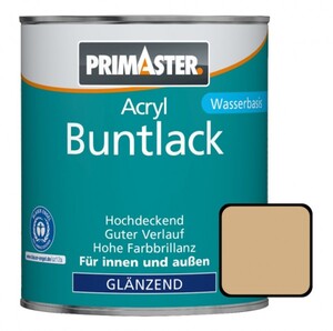 Primaster Acryl Buntlack beige glänzend, 750 ml