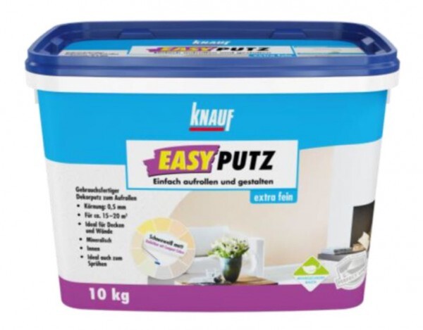 Knauf EasyPutz  extra fein 0,5 mm 10 kg schneeweiss matt
