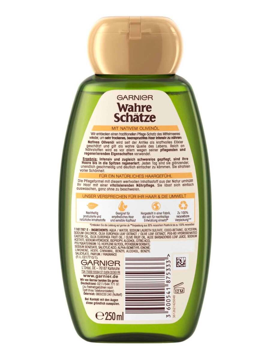 Bild 2 von Garnier wahre Schätze 
            Shampoo mythische Olive