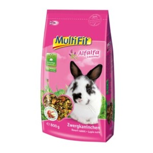 MultiFit für Zwergkaninchen mit Alfalfa