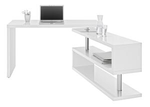Schreibtisch in Weiß Hochglanz