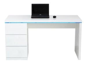 Schreibtisch in Weiß Hochglanz