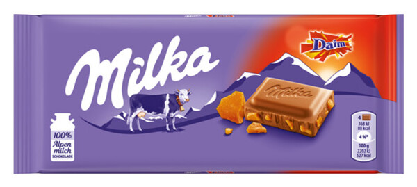 Milka Daim Schokolade 100 g