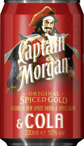 Captain Morgan Original Spiced Gold & Cola 0,33 ltr