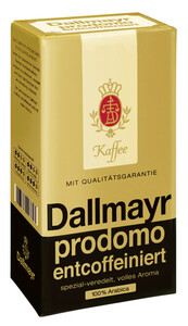 Dallmayr Kaffee Entkoffeiniert gemahlen 500 g