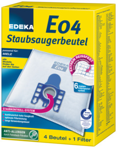 EDEKA Staubsaugerbeutel E04 4 Stück
