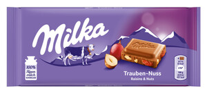 Milka Trauben Nuss Schokolade 100 g