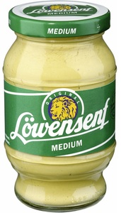 Löwensenf Senf medium würzig im Glas 250 ml