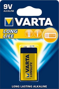 Varta Longlife 9V E-Block Batterie Type 4122