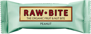 Raw Bite Bio Peanut Riegel 50 g