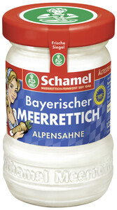 Schamel Bayrischer Alpensahne Meerrettich im Glas 135 g