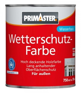 Primaster Wetterschutzfarbe SF753 750 ml, weiß
