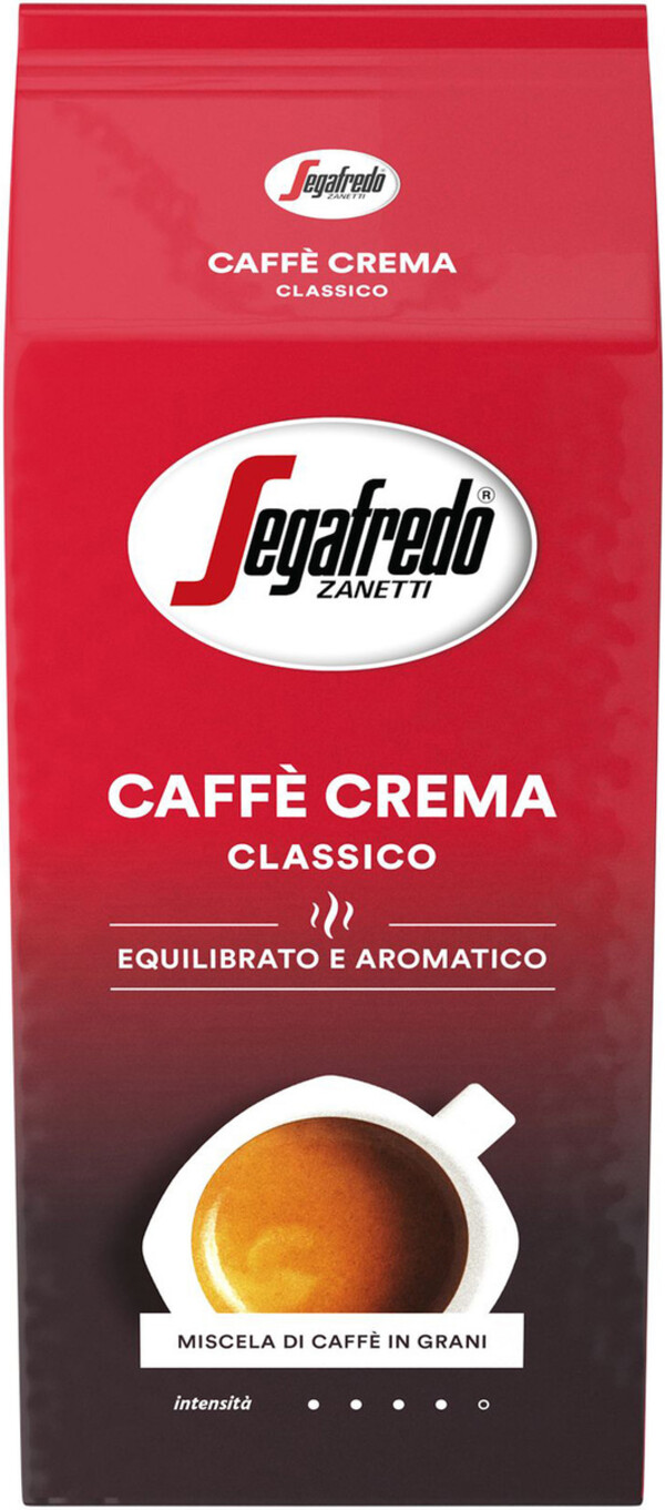 Segafredo Zanetti Caffè Crema Classico ganze Bohnen 1 kg