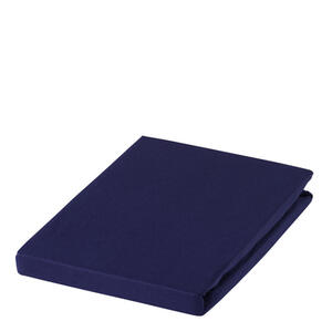 Estella Spannbetttuch zwirn-jersey dunkelblau bügelfrei, für wasserbetten geeignet , 6900009 Zwirn-Jersey*mbo* , Textil , 100x200 cm , Zwirn-Jersey , bügelfrei, für Wasserbetten geeignet , 004142