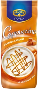 Krüger Family Cappuccino Caramel-Krokant im Nachfüllbeutel 500 g