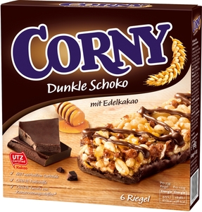 Corny Dunkle Schokolade Riegel 6x 23 g