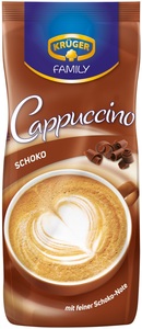 Krüger Family Cappuccino Schoko im Nachfüllbeutel 500 g