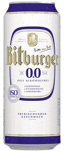 Bitburger 0.0 Alkoholfrei 0,5 ltr Dose