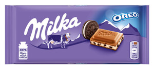 Milka Alpenmilch Schokolade mit Oreo-Stückchen 100 g