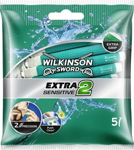 Wilkinson Extra 2 Sensitiv Einwegrasierer 5 Stück