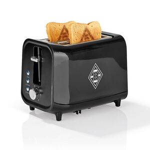 BMG Toaster mit Soundfunktion 800W schwarz/weiß