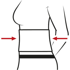 Rücken Fit-Stützbandagen standard