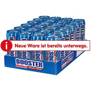 Booster Energy Drink Regular 0,33 Liter Dose, 24er Pack