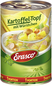 Erasco 1 Portion Kartoffel-Topf mit Würstchen 400 g