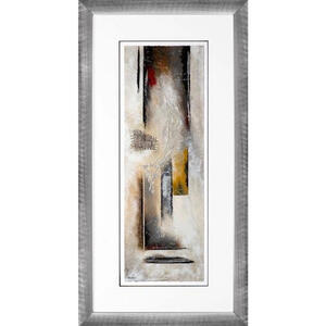 XXXLutz Originalbild abstraktes , Mla9494 , Multicolor , Glas, Papier , 47x90 cm , gebürstet , 0074420022