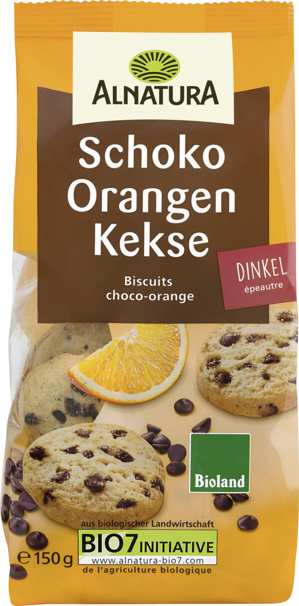 Alnatura Bio Schoko Orangen Kekse 150G