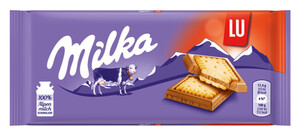 Milka Alpenmilch Schokolade mit LU-Keksen 87 g