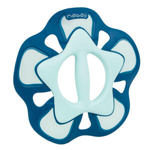 Aquafitness-Hanteln Pullpush Flower Größe S Aquagym Aquafitness grün/blau