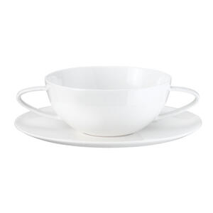 ASA Suppentasse fine bone china , 1991013 , Weiß , Keramik , 0,3 L , mit Henkel , 003703004527