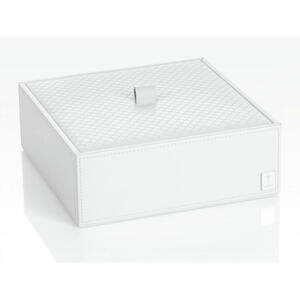 Joop! Box mit deckel , Joop! Homeline , Weiß , Kunststoff , 20.5x7.5x20.5 cm , 007645011301