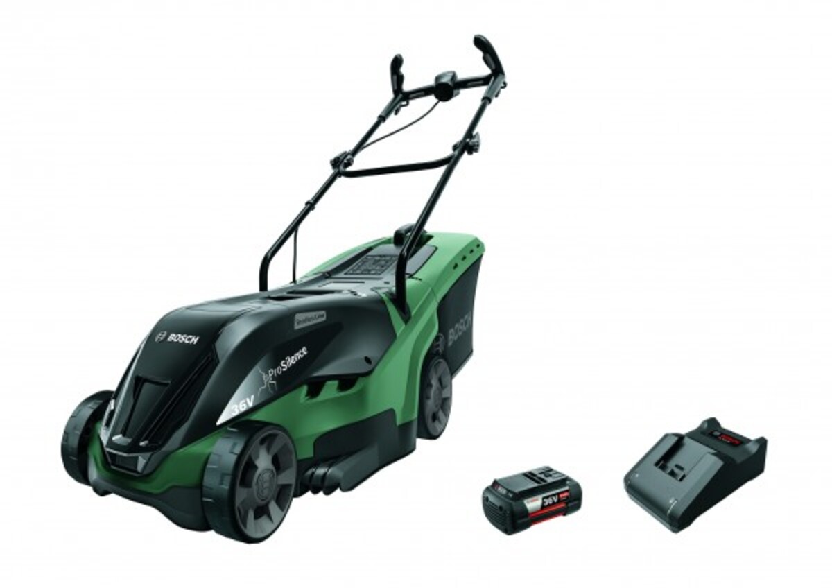 Bosch Akku Rasenmäher Universal Rotak 36550 , inkl. 4 Ah Akku und
