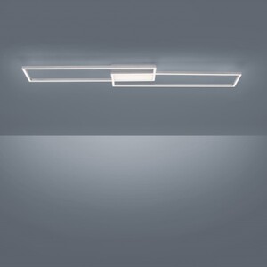 Leuchten Direkt LED CCT Deckenleuchte Asmin 48 W, dimmbar, Fernbedienung, 109,5 x 25,7 cm