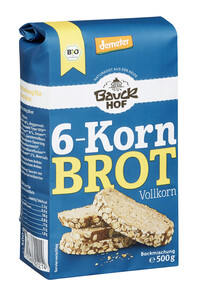 Bauckhof Demeter Bio 6-Korn Brot Backmischung 500g