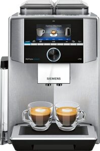 SIEMENS Kaffeevollautomat EQ.9 plus connect s700 TI9578X1DE, 2 separate Bohnenbehälter und Mahlwerke, extra leise, automatische Reinigung, bis zu 10 individuelle Profile