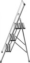 Bild 1 von Wenko Alu-Design Klapptrittleiter 3-Stufig, max. 150 kg, 44 x 127 x 5,5 cm (B/H/T), 6200 g