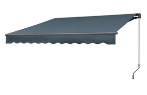 TrendLine Gelenkarm-Markise Dark Grey, Breite: 300 cm, Ausfall: 250 cm
